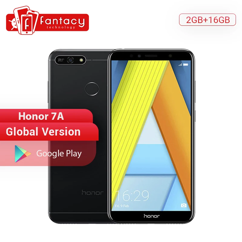 Смартфон Honor 7A с 5 7-дюймовым дисплеем восьмиядерным процессором Snapdragon 430 ОЗУ 2 Гб
