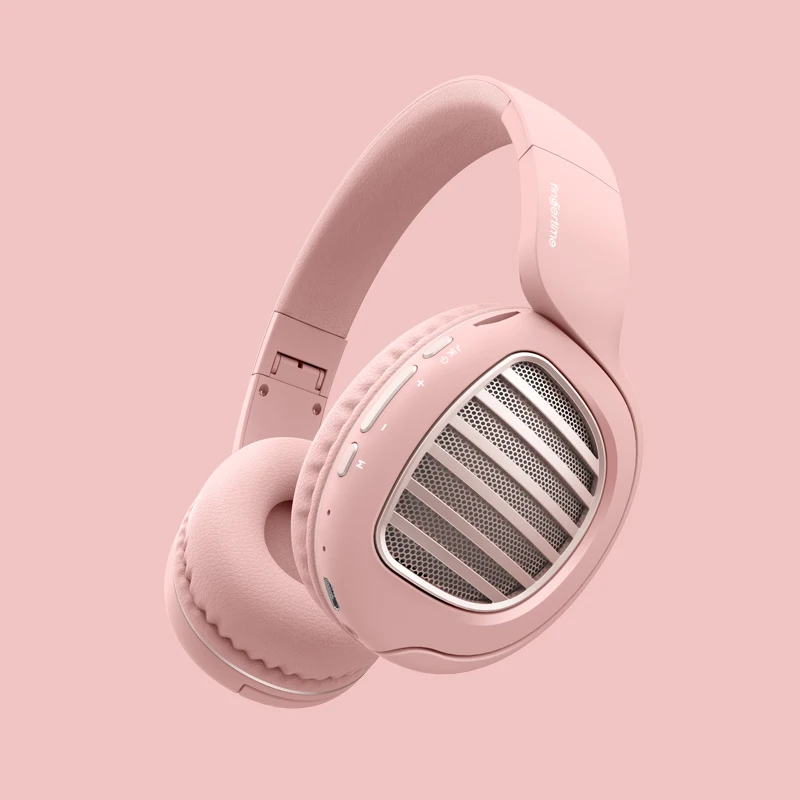 NoEnName Over wireless Bluetooth Gaming Headset High Fidelity Open Back Design Head mounted sports fold headphones With headset