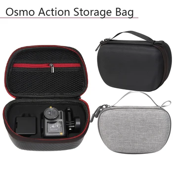 

Waterproof Travel Storage Bag for DJI Osmo Action PU Nylon Protective Box Handbag Carrying Case Sports Camera Accessories