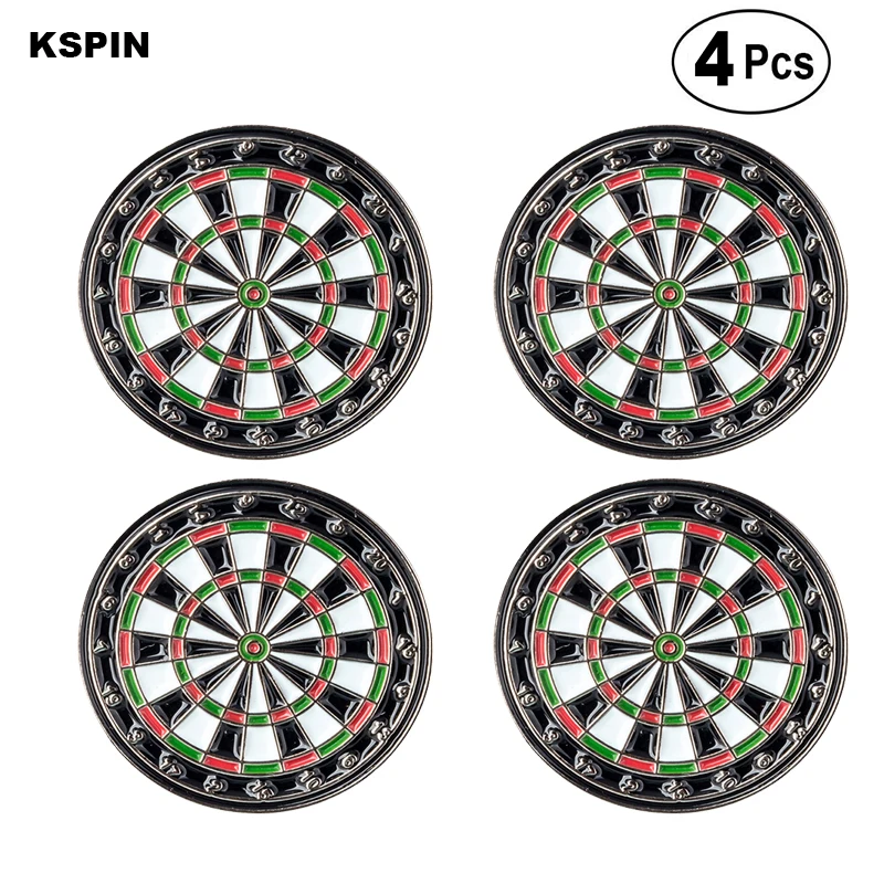 

Dart Lapel Pin Badge Brooch Icons 4pcs