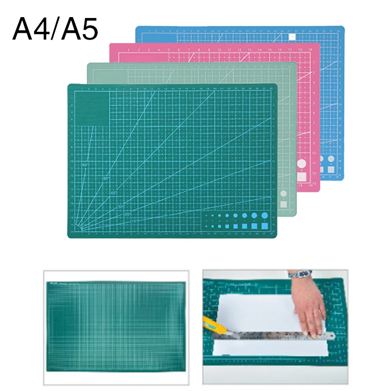 Self-Healing Cutting Pad Portable Professional Non Slip A4 A5 Printing Model Quilting Self-Healing Grid Cutting Self Healing
