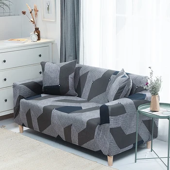 

Geometric Elastic Sofa Covers for Living Room Universal All-inclusive Sectional Slipcovers Couch Cover Sofa Cover 1/2/3/4 seater