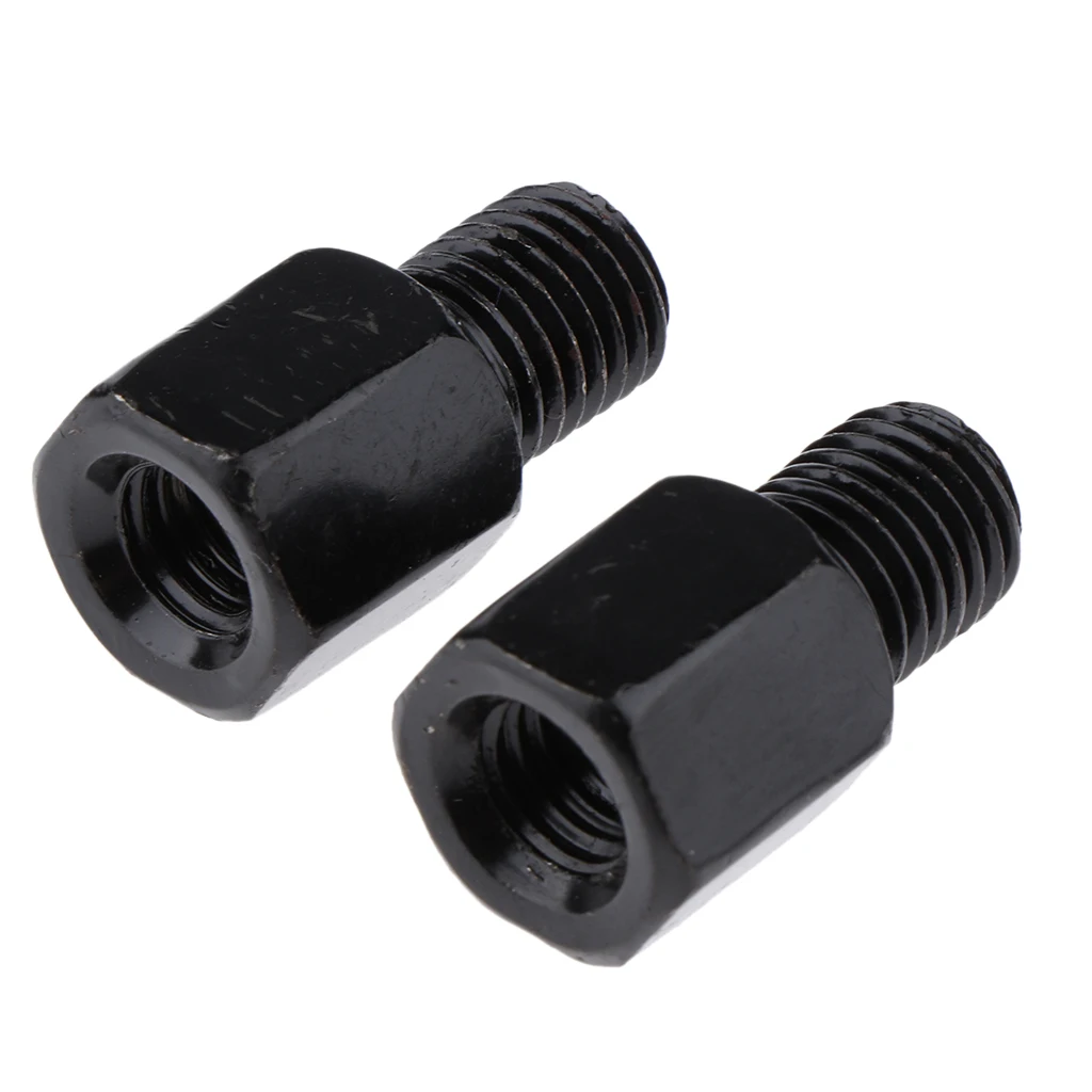 Motorcycle  Rearview Mirror Adapter Bolts - RH 8mm to 10mm Clockwise Threaded 26 x 15.5 mm