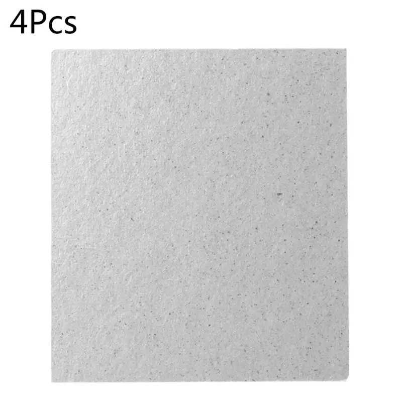 Universal Microwave Oven Mica Plates Sheets Cover Thick 4pcs Replacement Part Home Appliances