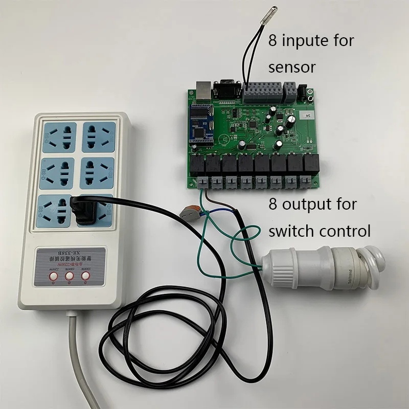 TCP IP реле Модуль ethernet коммутатор плата управления умный Samrt домашней автоматизации Domotica Контролер безопасности системы RJ45 RS232 8CH