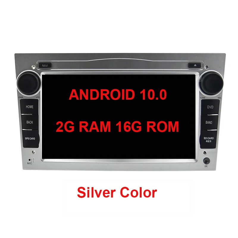Bonroad 2Din Android 9,0 автомобильный DVD мультимедийный плеер радио видео gps навигация для Opel стерео приемник Astra Antara Zafira Corsa - Цвет: 2G RAM-Silver