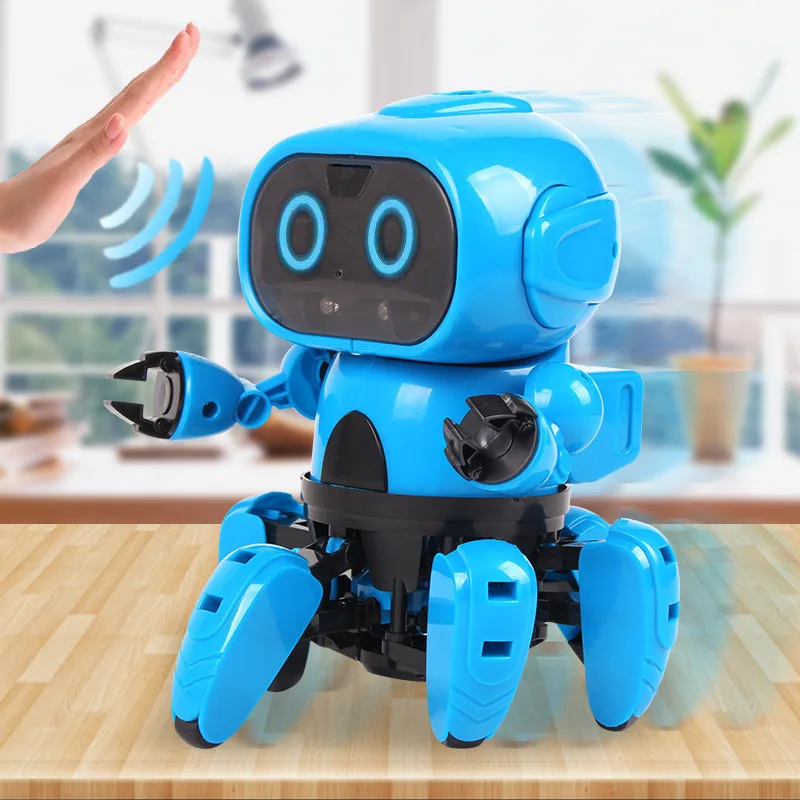 

Douyin Intelligent Voice Robot DIY Gesture Sensing Early Education Robot Models Toy Boy Gift