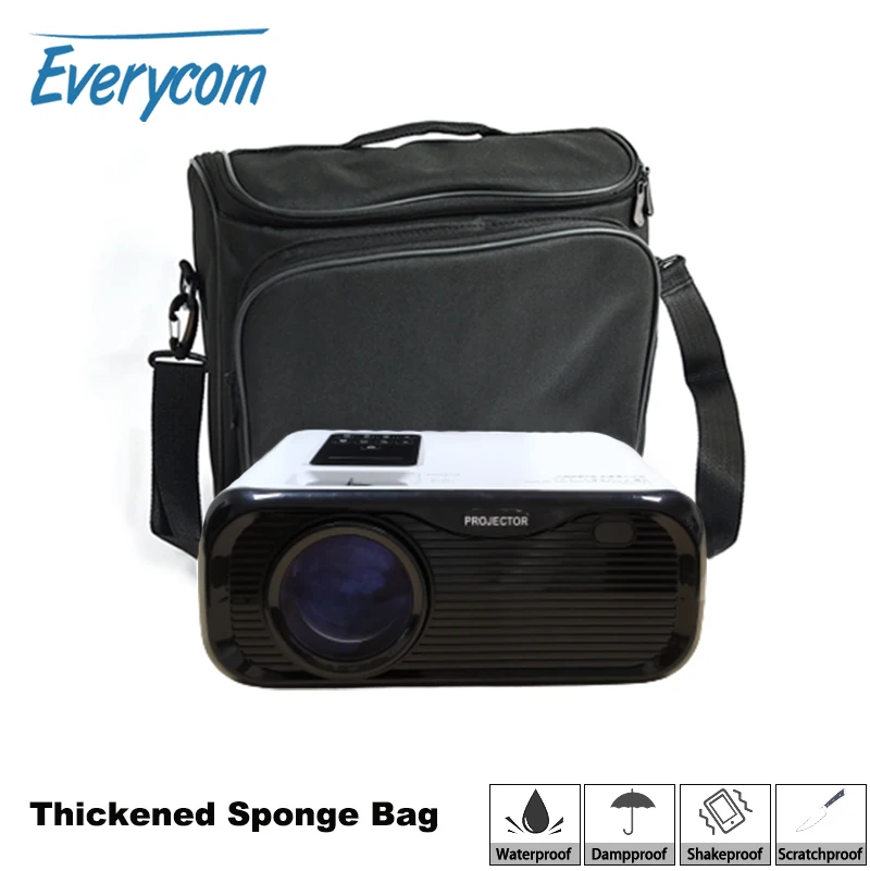 Projector accessory Everycom projector accessories durable multi-function black bag for Xgimi h1 h2 yg300 yg400 c80 jmgo GP70 uc46 accesorios