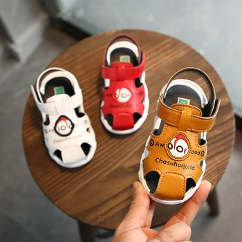 

JY summer Baby boy First Walker kid boys infant toddler pu beach sandals 16-21 0-2years 3colors 2-28 TB01