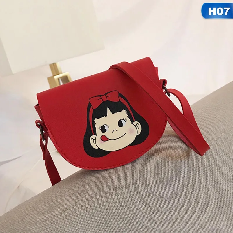 7 New Toddler Baby Small Messenger Bags Children Kids Girls Princess Shoulder Bag Cute Cartoon Printing Princess Coin Purses - Цвет: 7