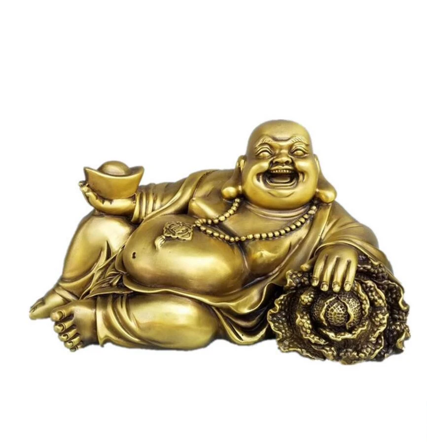 vloek leer Discrimineren Koperen Standbeeld Koperen Maitreya Boeddha Siert Een Standbeeld Van Boeddha.  Het Is Een Zuiver Koper Liggende Boeddha. Lachende Boeddha. Sleepin|Beelden  & Sculpturen| - AliExpress
