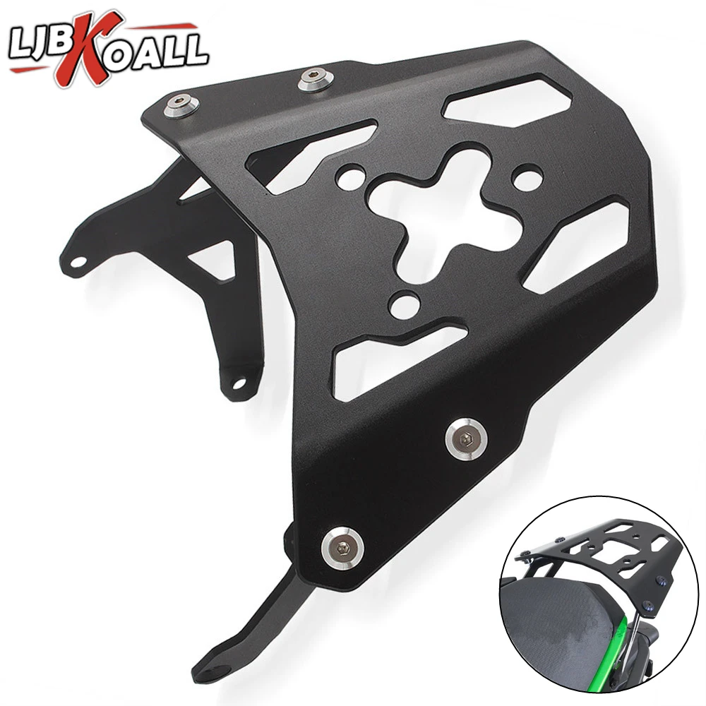 Черная задняя багажная стойка для Kawasaki Ninja 650 ER6N ER6F EX650E EX650F 2012 2013 2014 2015 2016|Накладки