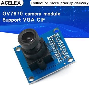 

OV7670 camera module OV7670 moduleSupports VGA CIF auto exposure control display active size 640X480 For Arduino