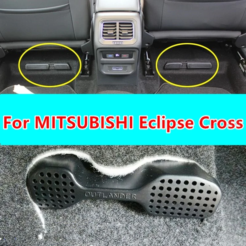 Voor MITSUBISHI Eclipse Cross autostoel achter airconditioning outlet  stofkap anti blocking bescherming cover auto accessoires|Chromium Styling|  - AliExpress