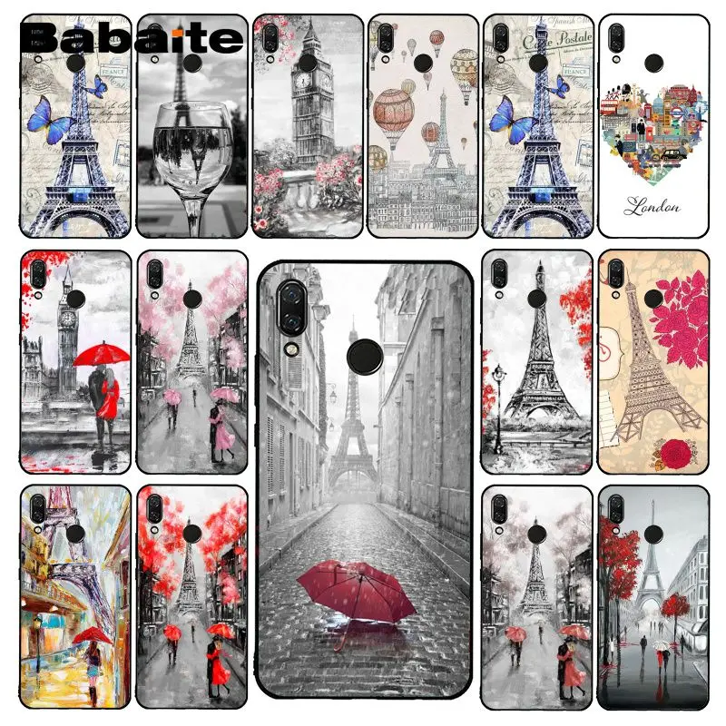 Осенний чехол для телефона Babaite с изображением Парижа Лондона Эйфелевой башни