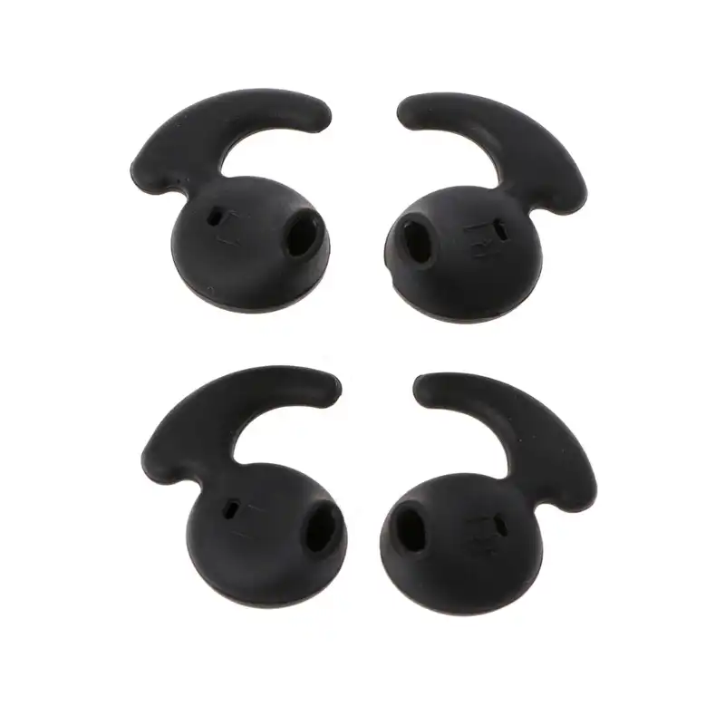 2 pairs black silicone earbud eartip replacement for samsung s6