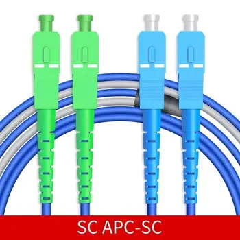 

5PCS /Lot Armoured 3M Fiber Optic Patch Cord Jumper SM Optical Cable 3.0mm Fibra Optica FTTH Single Mode Simplex