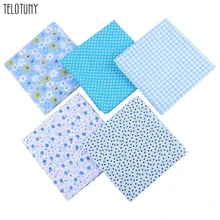TELOTUNY, 5 шт. носовой платок для детей, ручная работа, носовые платки из хлопка с принтом, маленький цветочный платок, Детские носовые платки 1126