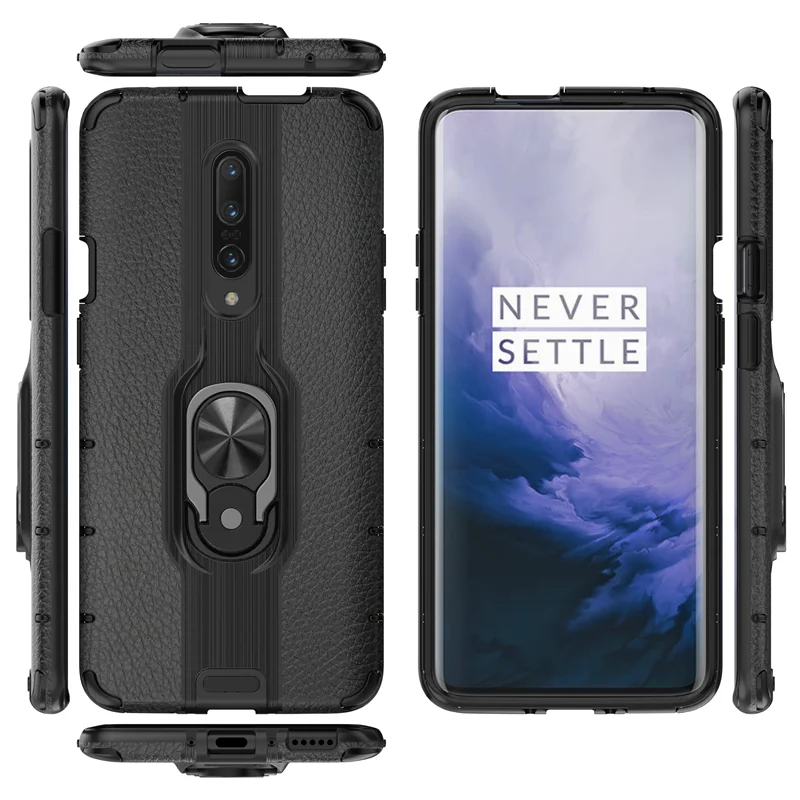 Чехол для Oneplus 7 Pro, чехол, кольцо Броня, Магнитный чехол, ударопрочный, мягкие чехлы для телефона для Oneplus7 Pro 1+ 7 чехлов, роскошные