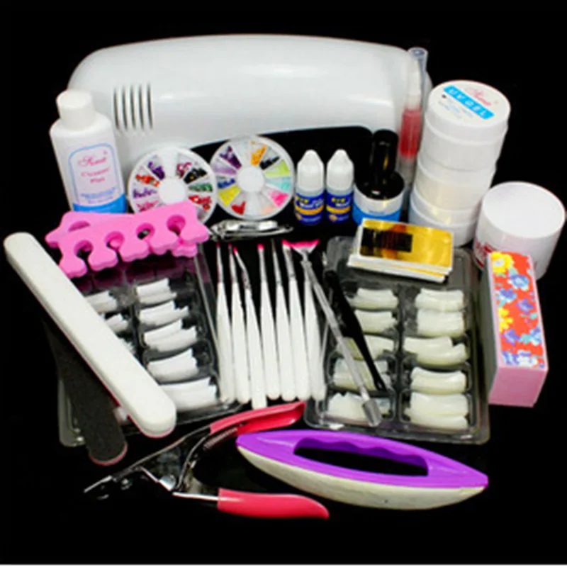 

Cross Border Hot Selling Manicure Full Set Base Practice Set UV Nail Machine Phototherapy Extension Repair Hand Tools Wholesale