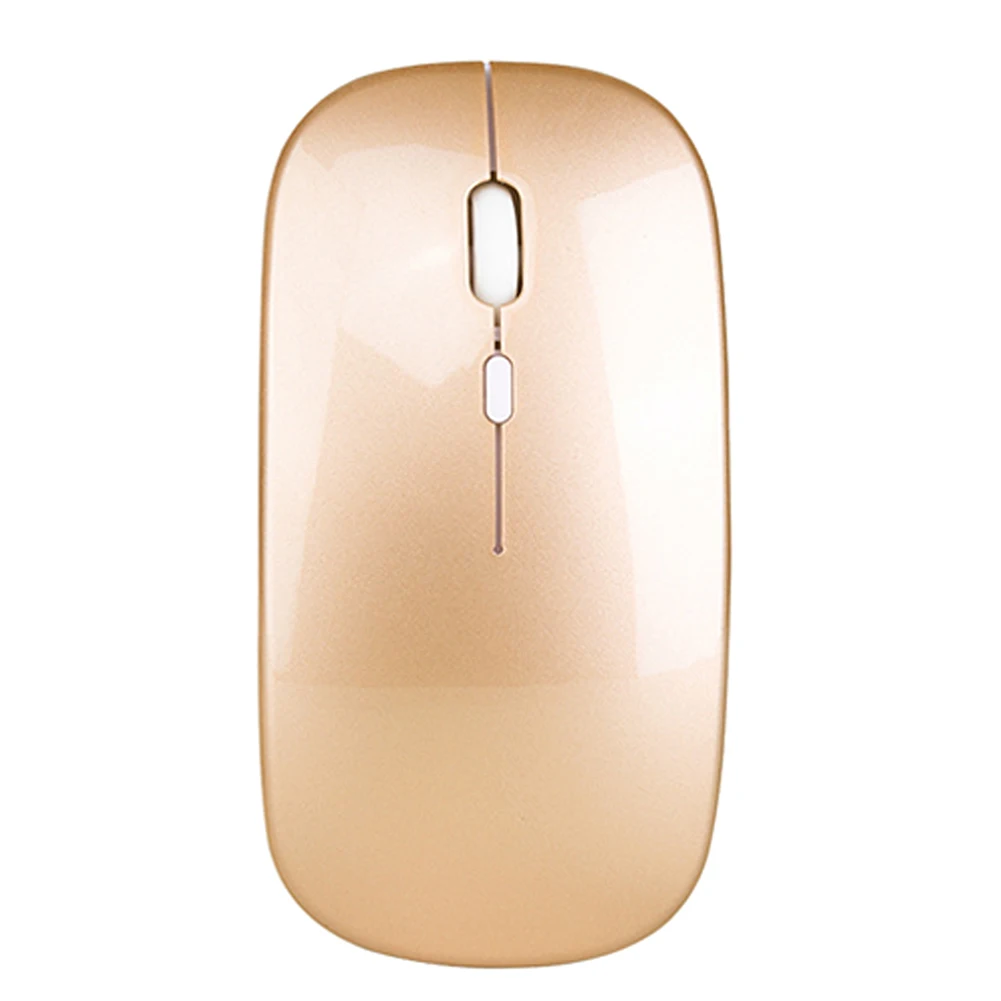 2,4 ГГц практичная USB перезаряжаемая Бесшумная беспроводная мышь для ноутбука домашний подарок Бесшумная ультра тонкая портативная компьютерная эргономичная офисная