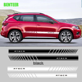 

2pcs car side sticker for seat ateca