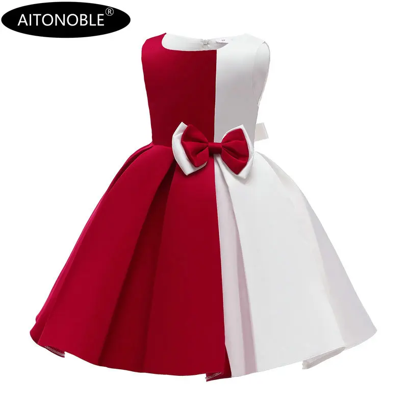 Aitonoble Summer New Costume Gilrs Dress Girl's Dress Princess KidsSkirt Cosplay For Girls With a Gift Bag