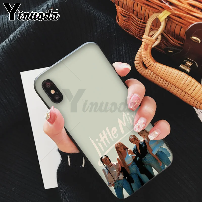 Yinuoda Little Mix TPU черный чехол для телефона чехол для iPhone 8 7 6 6S Plus 5 5S SE XR X XS MAX 11 11pro - Цвет: A4