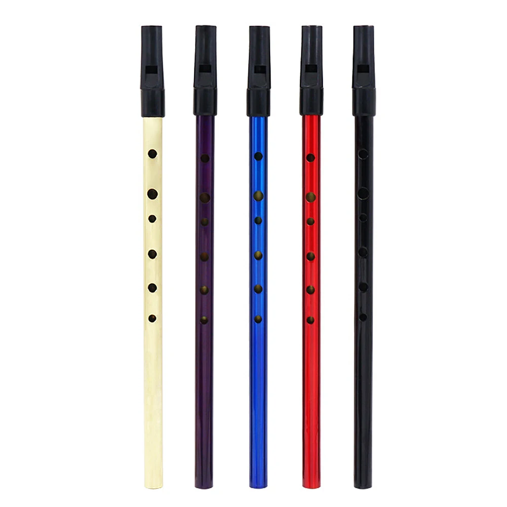 

Traditional Tin Penny Whistle 6 holes Wind Music Instrument Brass Key Of D Metal Tin Whistle Professional Dropshipping N19
