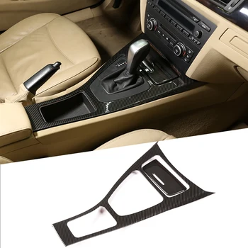 

For BMW E90 E92 2005-2012 3 Series Left Hand Drive ABS Carbon Fiber Center Console Gear Shift Frame Car Accessories