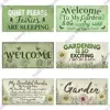 Putuo Decor Garden Wooden Signs Decorative Plaques Friendship Wooden Pendant for Garden Summer House Decoration Gift for Mom ► Photo 3/6