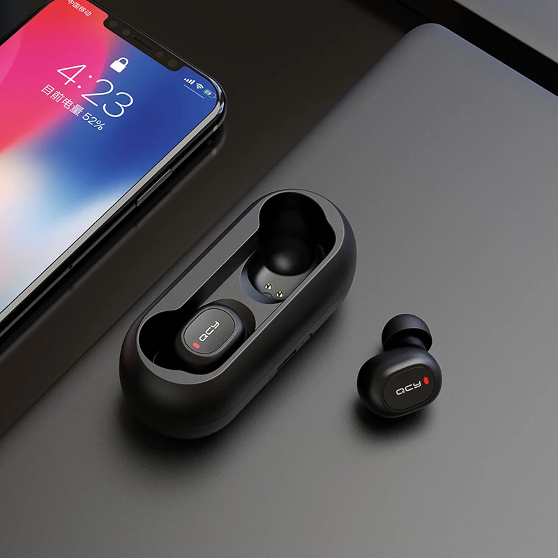 QCY Qs1 TWS 5.0 Bluetooth Headphones - 3D Stereo Wireless Earphones with Dual Microphone image 4