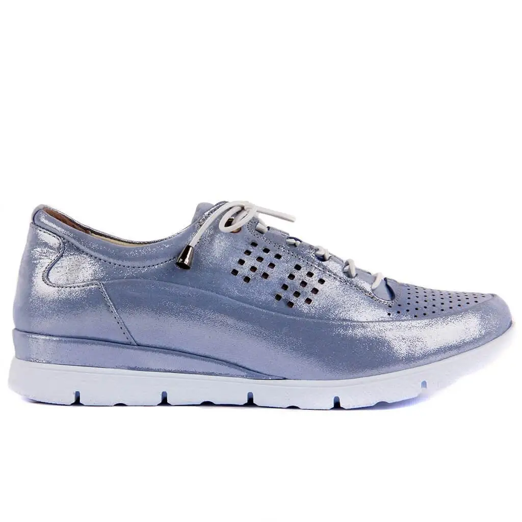 

Sail Lakers-Blue Leather Women 'S Casual Shoes