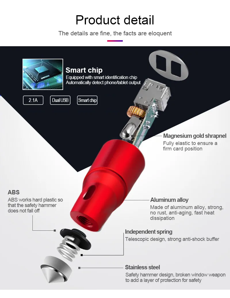 Denicer мини USB Автомобильное зарядное устройство для мобильного телефона планшета 2A/1A быстрое зарядное устройство автомобильное зарядное устройство двойной USB автомобильный адаптер зарядного устройства для телефона в автомобиле