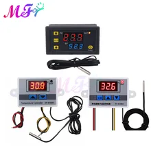 Termostato de Control Digital, interruptor de microcomputadora de temperatura, Sensor termorregulador, 12V, 24V, 220V, W3001, W3002, W3230LED