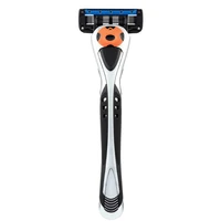 1 Handle +5 Blades Men Manual 5-layer Stainless Steel Rotatable Shaving Razor Set For Face Care