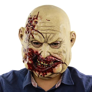 

Halloween Horrible Ghastful Creepy Scary Realistic Mask Masquerade Supplies Party Props Cosplay Costumes