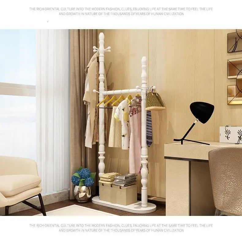 Discount Kleerhanger Armoire Coat Wall Percha Kledinghangers Ropa Wood Cintre Cabide Perchero De Pie Wieszak Clothes Clothing Rack Stand 15