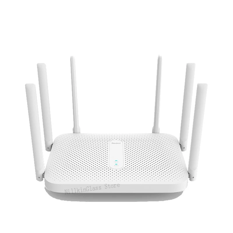 us plug Xiaomi Redmi AC2100 маршрутизатор Gigabit 2,4G 5,0 ГГц двухдиапазонный 2033 Мбит/с беспроводной маршрутизатор Wifi повторитель с 6 антеннами с высоким коэффициентом усиления шире - Цвет: us plug