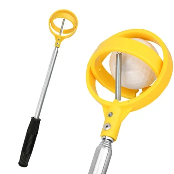 

2m Golf Ball Retriever Device Portable Automatically Telescopic Pick Up Ball Golf Pick Up Automatic Locking Scoop Picker