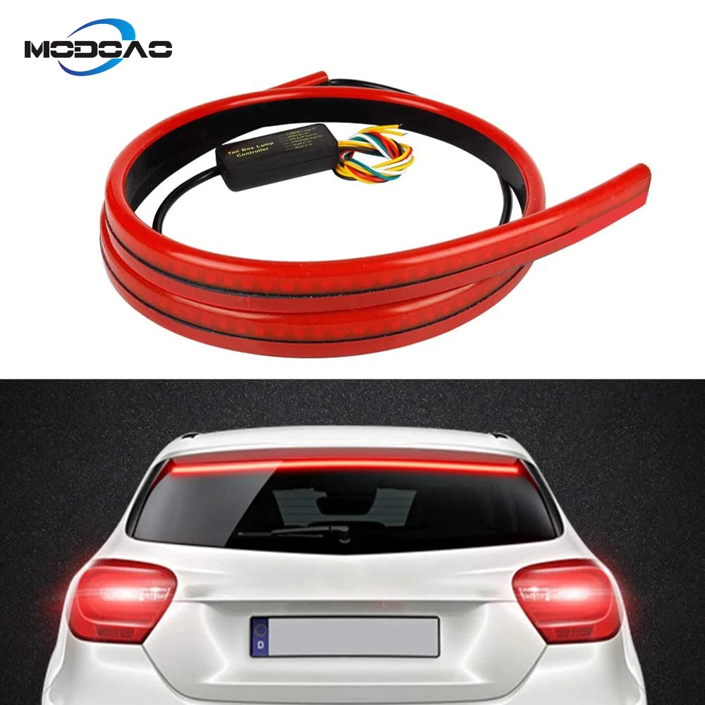 

Car Strip Light LED Third Brake Light DRL Bar Sequential Turn Signals Brake Running Double Flash for Vehicle DC 12V