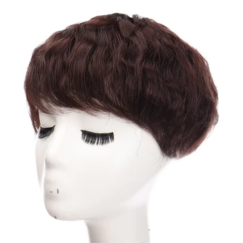 

XUANGUANG Synthetic high temperature fiber hair extension with 3 clips Comfortable and breathable for women with short hair