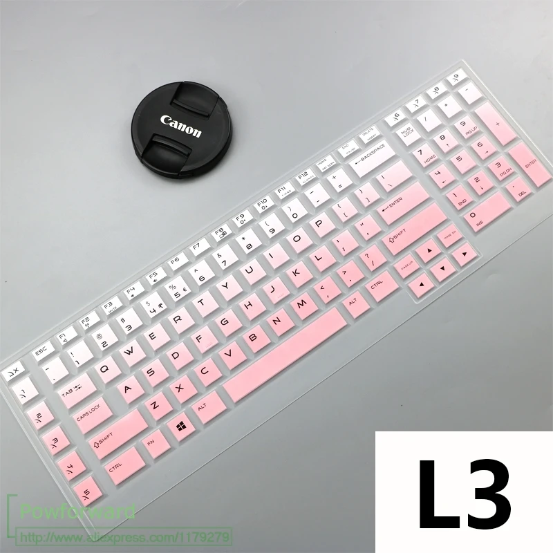 Защитная пленка для клавиатуры DELL Alienware 17 R4 17 R2 R3 R4(/ версия) Alienware 17 R5( версия) 17,3 дюйма - Цвет: L3 fadepink