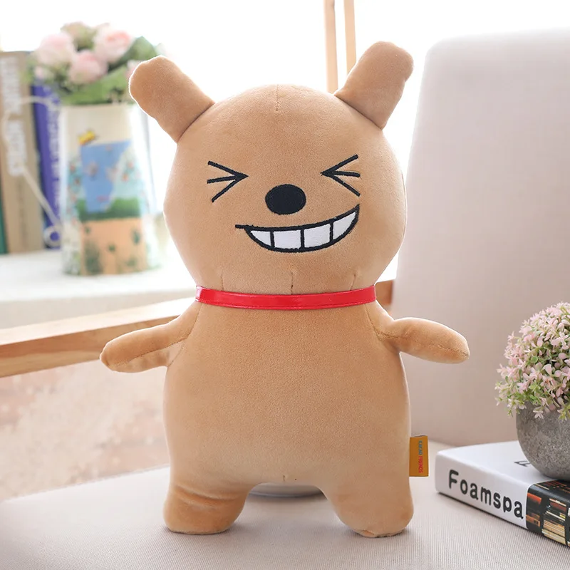 dog 32cm Трансформируемые u-образные подушки, Мультяшные динозавры, пингвин, подушка, поддержка шеи, подголовник, офисный ворс, два в одном, подушки для путешествий - Цвет: dog 32cm