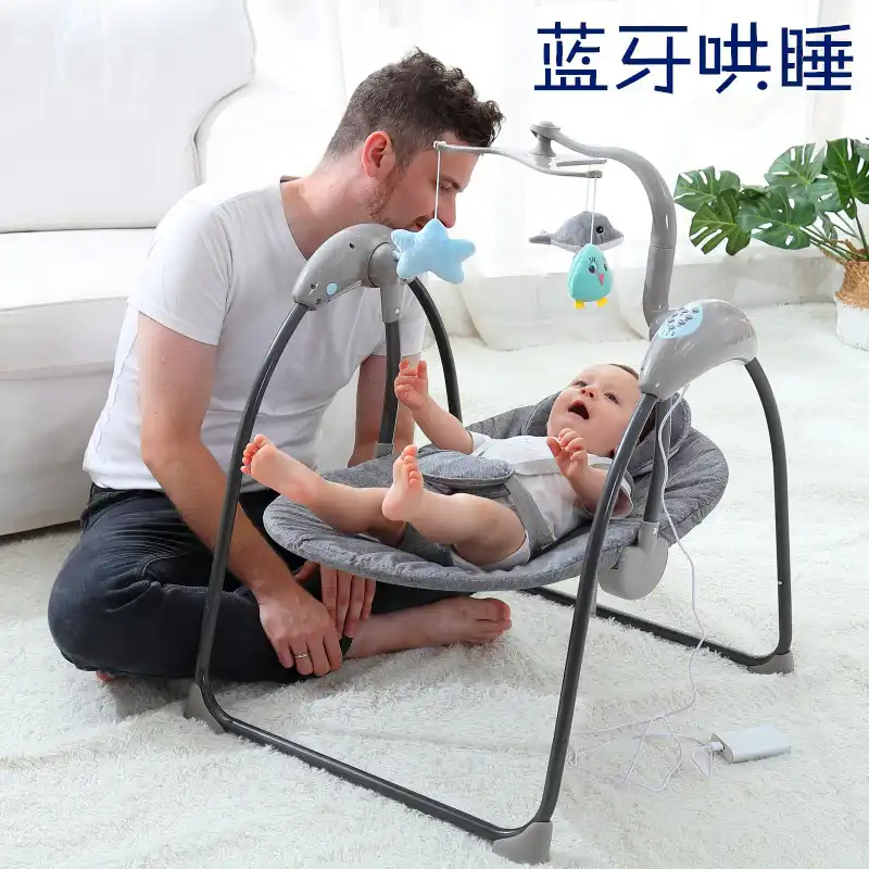 motorized rocking bassinet