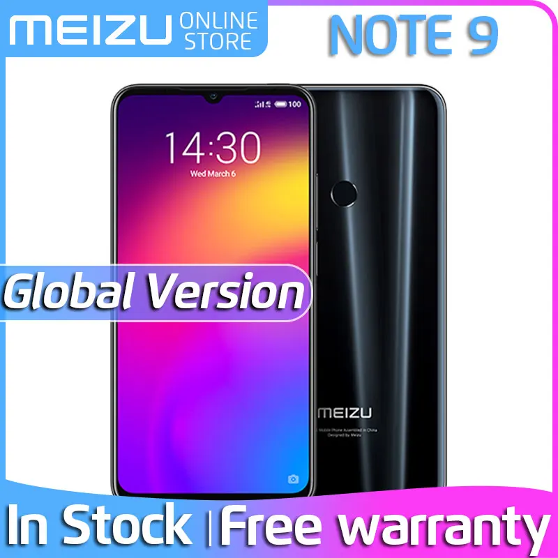 Offcial глобальная версия Meizu Note 9 4 Гб RAM 128 ГБ ROM мобильный телефон Snapdragon 675 Octa Core 6 2