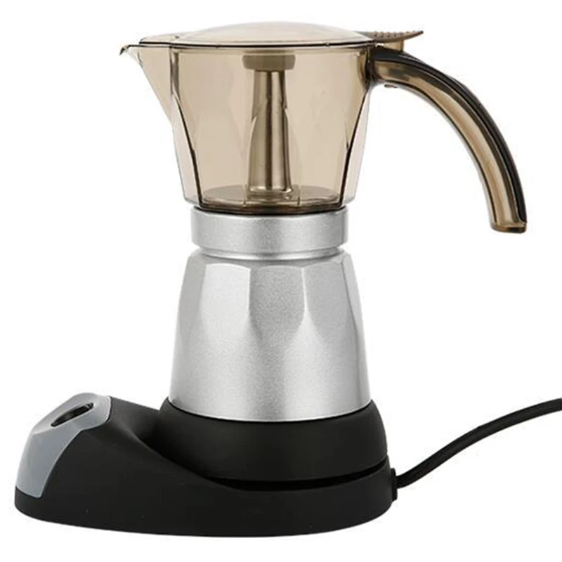 

480W 220V Espresso Italian Mocha Maker Coffee Percolators Electric Moka Pot Eu Plug