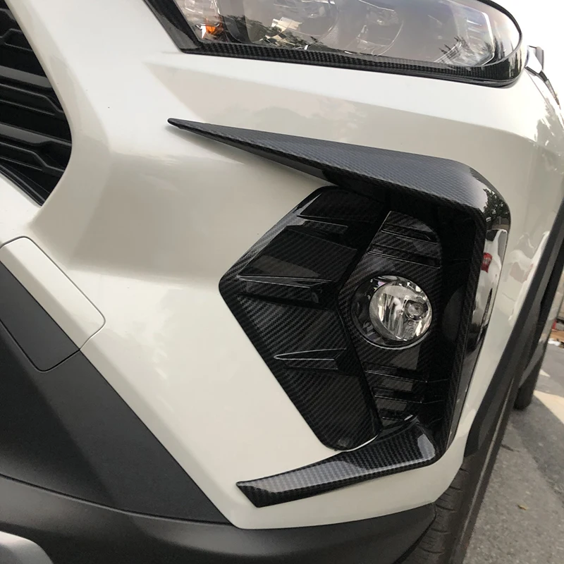 2pcs Front Foglight Eyebrow Eyelids Cover Trim Fog Light Lamp Protector For Toyota RAV4 RAV 4 2019 2020|Chromium Styling| - AliExpress