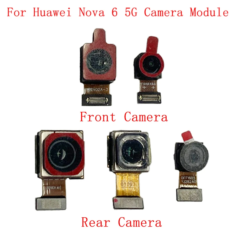 

Rear Back Front Camera Flex Cable For Huawei Nova 6 5G Main Big Small Camera Module Repair Parts