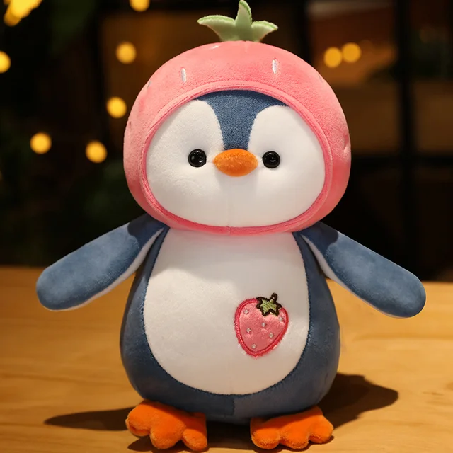 70cm Giant Size Fruit Penguin Plush Toy Stuffed Office Nap Bed Sleep Pillow Home Decor Gift Doll Pillows For Kids Children Child